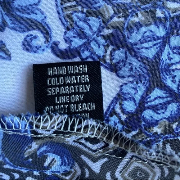 Bellissima sheer patterned blouse L - Picture 5 of 13